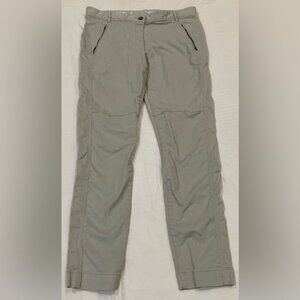 GAP womens size 10 super skinny cargo Khakis Oslo Grey Pants